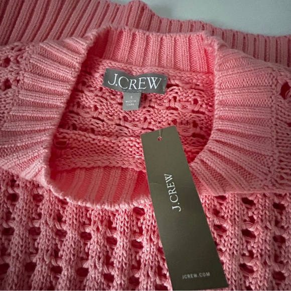 J. Crew Coral Knit Women's Sweater New with Tags - Picture 4 of 4